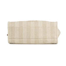 将图像加载到图库查看器中，CHANEL Deauville Tote Bag BeigeA67001 Straw Leather Size Medium
