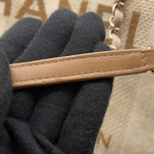 将图像加载到图库查看器中，CHANEL Deauville Tote Bag BeigeA67001 Straw Leather Size Medium
