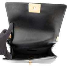 Load image into Gallery viewer, CHANEL Boy Chanel Chain Shoulder Bag Black/GoldA67086 Leather Size 25
