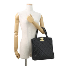 Load image into Gallery viewer, CHANEL Decacoco Tote Bag Black Caviar Leather
