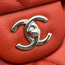 Load image into Gallery viewer, CHANEL Matelasse Chain Shoulder Bag RedA58600 Caviar Leather Size 30
