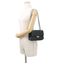 Load image into Gallery viewer, CHANEL Matelasse 2.55 Chain Shoulder Bag BlackAS0874 Lambskin Size Mini
