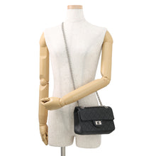 Load image into Gallery viewer, CHANEL Matelasse 2.55 Chain Shoulder Bag BlackAS0874 Lambskin Size Mini

