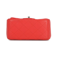 Load image into Gallery viewer, CHANEL Mini Matelasse Chain Shoulder Bag RedA35200 Lambskin Size 17
