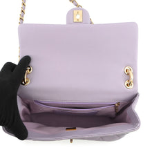 Load image into Gallery viewer, CHANEL Matelasse Chain Shoulder Bag PurpleAS4789 Caviar Leather
