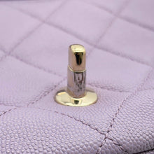 Load image into Gallery viewer, CHANEL Matelasse Chain Shoulder Bag PurpleAS4789 Caviar Leather
