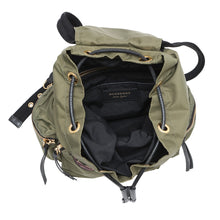 Load image into Gallery viewer, BURBERRY Patch Backpack Khaki/Black4050383 Nylon
