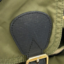 Load image into Gallery viewer, BURBERRY Patch Backpack Khaki/Black4050383 Nylon
