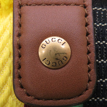 Load image into Gallery viewer, GUCCI Logo Tote Bag Yellow/Multicolor818771 Canvas Leather
