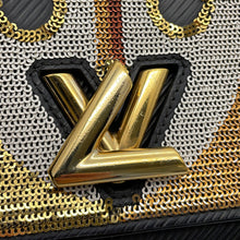 将图像加载到图库查看器中，LOUIS VUITTON Portefeuille・Twist Chain Owl NoirM62334 Epi Leather/Sequins
