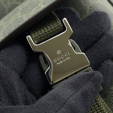 将图像加载到图库查看器中，GUCCI GG Supreme Backpack Green792080 GG Supreme Size Large
