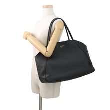 Load image into Gallery viewer, PRADA Logo Tote Bag Black1BG510 Leather Size Large
