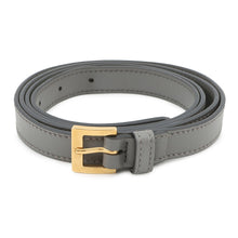 将图像加载到图库查看器中，MIUMIU Shoulder Bag Gray5BD254 Leather
