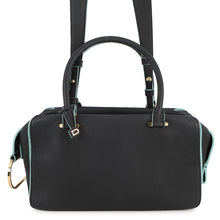 Load image into Gallery viewer, Delvaux Cool box Navy/Light Blue Leather Size MM
