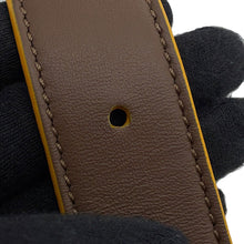 Load image into Gallery viewer, FENDI Selleria baguette Yellow/Ivory7VA472 Leather Canvas
