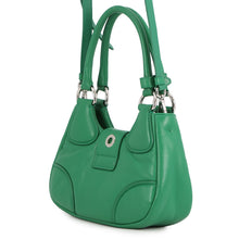 Load image into Gallery viewer, PRADA Re-Edition 2002 Moon Handbag Green1BA381 Padded Nappa Leather
