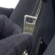 将图像加载到图库查看器中，PRADA Canapa Black1BG350 Canvas Wood
