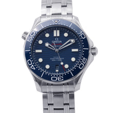 将图像加载到图库查看器中，OMEGA Seamaster Diver300M Co-Axial Master Chronometer W42mm Stainless Steel Blue Dial210.30.42.20.03.001
