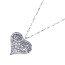 将图像加载到图库查看器中，TIFFANY&amp;Co. Pinched Heart Necklace Pt950
