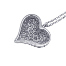 将图像加载到图库查看器中，TIFFANY&amp;Co. Pinched Heart Necklace Pt950
