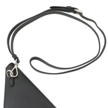 Load image into Gallery viewer, PRADA Triangle Pouch Neck Strap Black1TL445 Saffiano LeatherLeather
