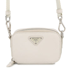 Load image into Gallery viewer, PRADA ShoulderPouch Ivory2TT105 Saffiano LeatherLeather
