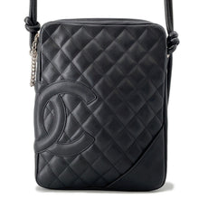 将图像加载到图库查看器中，CHANEL Cambon Line Medium Pochette BlackA25178 Leather
