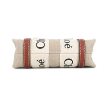 将图像加载到图库查看器中，Chloe Woody tote Beige/BrownCHC22AP237I2690U Linen Size Mini
