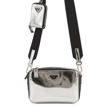 Load image into Gallery viewer, PRADA Brique Shoulder Bag Silver2VH070 Leather
