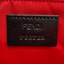 Load image into Gallery viewer, FENDI Mamma Baguette Porter Collaboration Red7AS138 Nylon Size Mini
