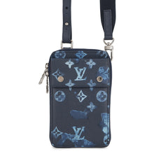 Load image into Gallery viewer, LOUIS VUITTON phone pouch NavyM80466 Monogram Watercolor
