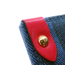 Load image into Gallery viewer, LOUIS VUITTON Onthego Blue/RedM44992 Monogram Denim Leather Size GM
