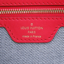 Load image into Gallery viewer, LOUIS VUITTON Onthego Blue/RedM44992 Monogram Denim Leather Size GM
