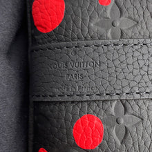 Load image into Gallery viewer, LOUIS VUITTON LV × YK Keepall Bandouliere Yayoi Kusama Noir/RedM21674 Taurillon Monogram Infinity Dot Size 50
