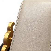 Load image into Gallery viewer, CELINE Triomphe Claude Shoulder Bag Light Gray10I513 Leather Size Mini
