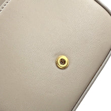 Load image into Gallery viewer, CELINE Triomphe Claude Shoulder Bag Light Gray10I513 Leather Size Mini
