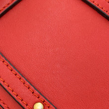 将图像加载到图库查看器中，Chloe Roy 2-Way Bucket Shoulder Bag Red/BlackCHC18WS128A50647 Leather Canvas Size Mini
