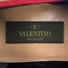 Load image into Gallery viewer, Valentino Garavani Panther Loafers Red/BlackNW1S0D22JHW suede Size 37 1/2
