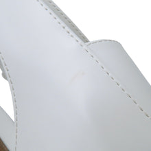 Load image into Gallery viewer, LOUIS VUITTON Trinity Line Heel Sandals White Leather Size 36
