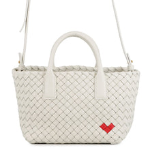 将图像加载到图库查看器中，Bottega Veneta INTRECCIATO Cabas White777608 Leather Size Mini
