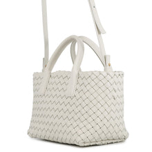 将图像加载到图库查看器中，Bottega Veneta INTRECCIATO Cabas White777608 Leather Size Mini

