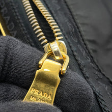 Load image into Gallery viewer, PRADA Triangle With logo Backpack BlackBZ0030 Nylon Leather
