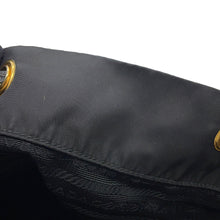 Load image into Gallery viewer, PRADA Triangle With logo Backpack BlackBZ0030 Nylon Leather
