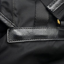 Load image into Gallery viewer, PRADA Triangle With logo Backpack BlackBZ0030 Nylon Leather
