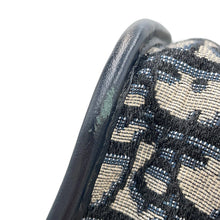 将图像加载到图库查看器中，Dior Oblique Quake Clutch Bag Navy/BeigeS5700CTZQ Canvas Leather
