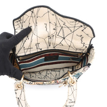 Load image into Gallery viewer, Dior LADY D-LITE 2WAYHandbag White/MulticolorM0565ORHP Canvas Size Medium
