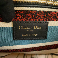 Load image into Gallery viewer, Dior LADY D-LITE 2WAYHandbag White/MulticolorM0565ORHP Canvas Size Medium
