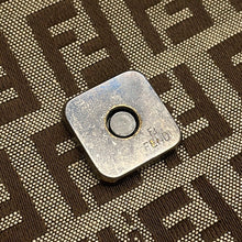 Load image into Gallery viewer, FENDI Zucchino Mamma Bucket Shoulder Bag Beige/Brown8BR002 Canvas Leather
