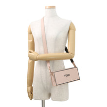 Load image into Gallery viewer, FENDI Box Shoulder Bag Pink8BT340 Leather
