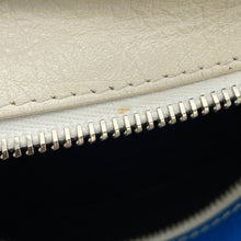 将图像加载到图库查看器中，BALENCIAGA Bazar Shopper Black/White/Blue513988 Leather Size XXS
